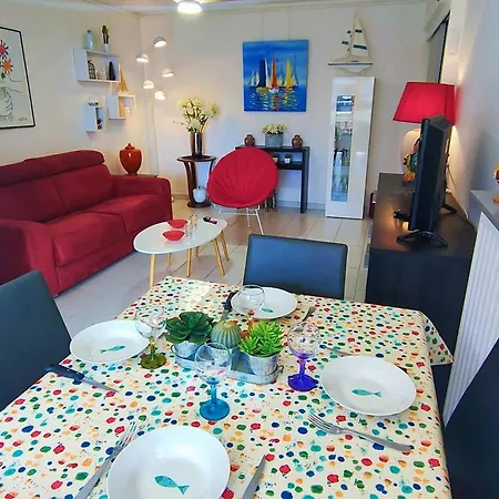 T2 Elegant A Canet-plage - Parking Inclus - Fr-1-696-119 Apartmán